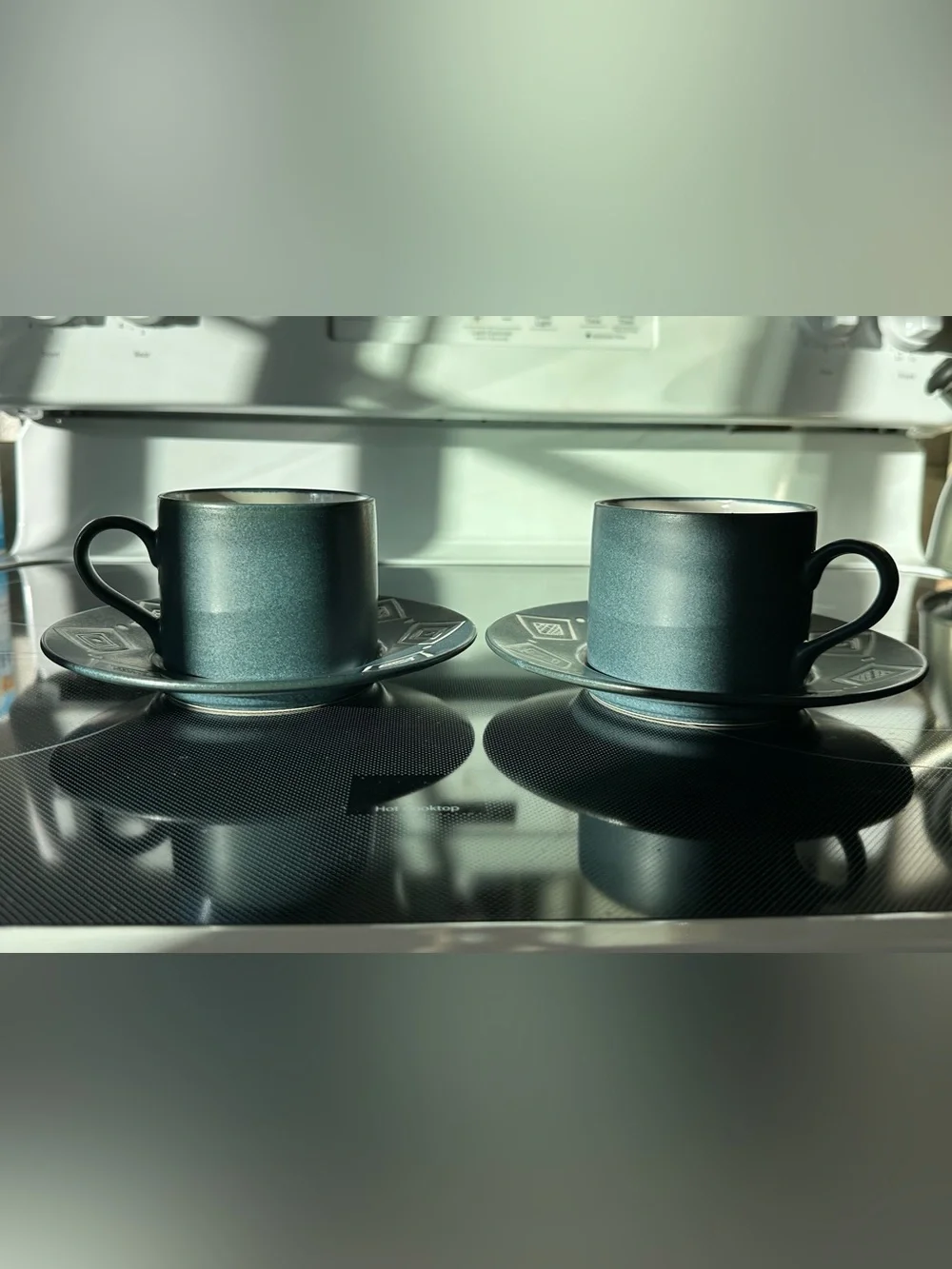 Vintage Pottery Barn Bongo Blue Mug & Saucer Set – Made in Japan